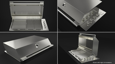 Гриль Fulgor Milano FOBQ 1000 G X