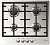 Газовая варочная панель Fulgor Milano CPH 604 G X