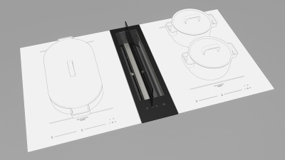 Вытяжка встраиваемая в столешницу Fulgor Milano FPHD 52 TS BK