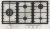 Газовая варочная панель Fulgor Milano FPH 905 G WK WHG Газовая варочная панель Fulgor Milano FPH 905 G WK WHG