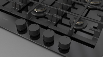 Газовая варочная панель Fulgor Milano FPH 755 G WK BKG Газовая варочная панель Fulgor Milano FPH 755 G WK BKG