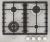 Газовая варочная панель Fulgor Milano FPH 604 G WK WHG