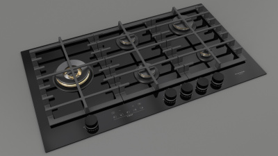 Газовая варочная панель Fulgor Milano FCLH 905 G T WK BK