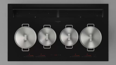 Индукционная варочная панель с вытяжкой Fulgor Milano FCLHD 9041 HID TS BK 2